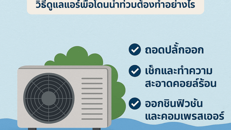 ดูแลคอยล์ร้อน